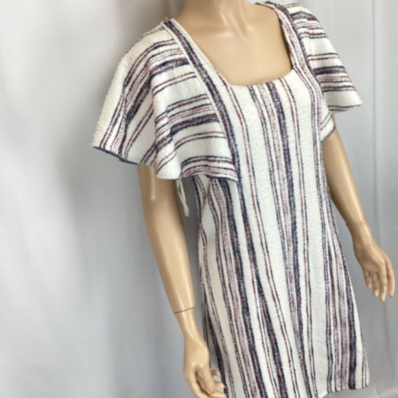 Anthropologie Akemi + Kin Jovanni ruffled tweed tunic dress size XS‎ Xsmall - Picture 3 of 7